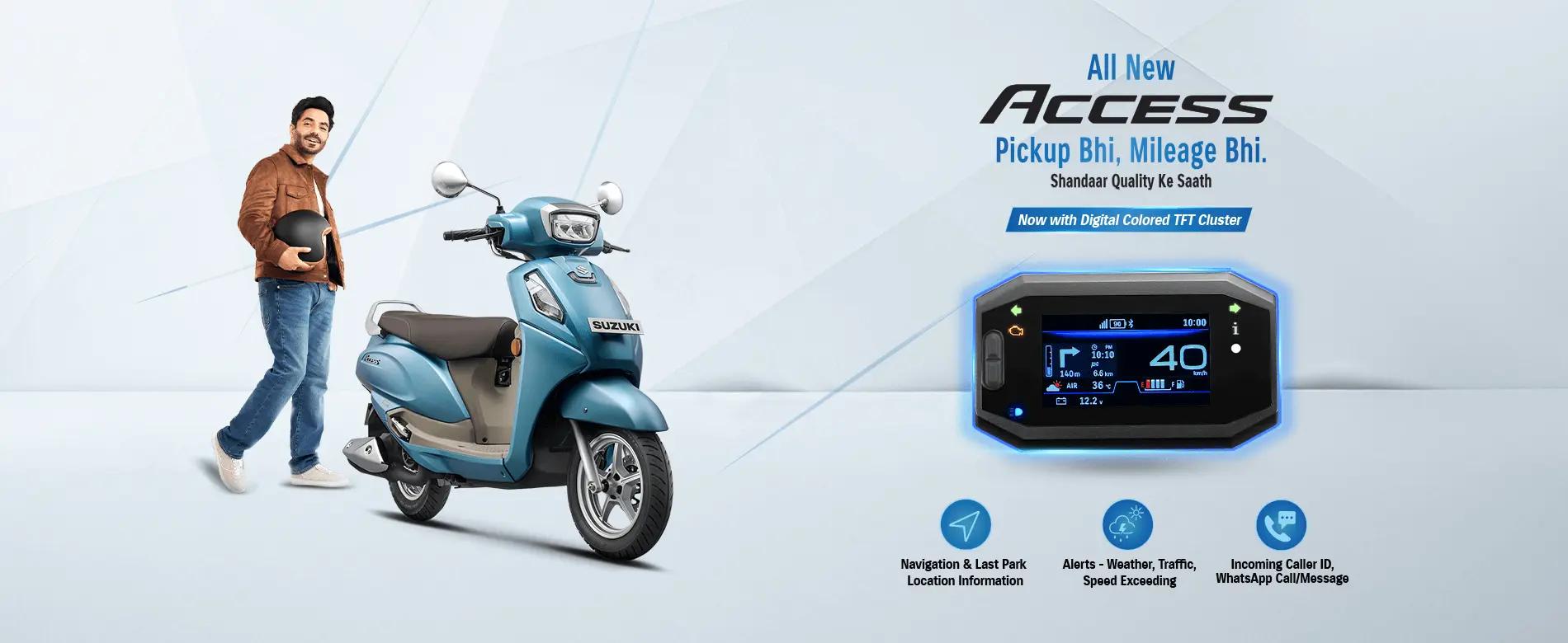 All New Access with Digital Colored TFT Cluster